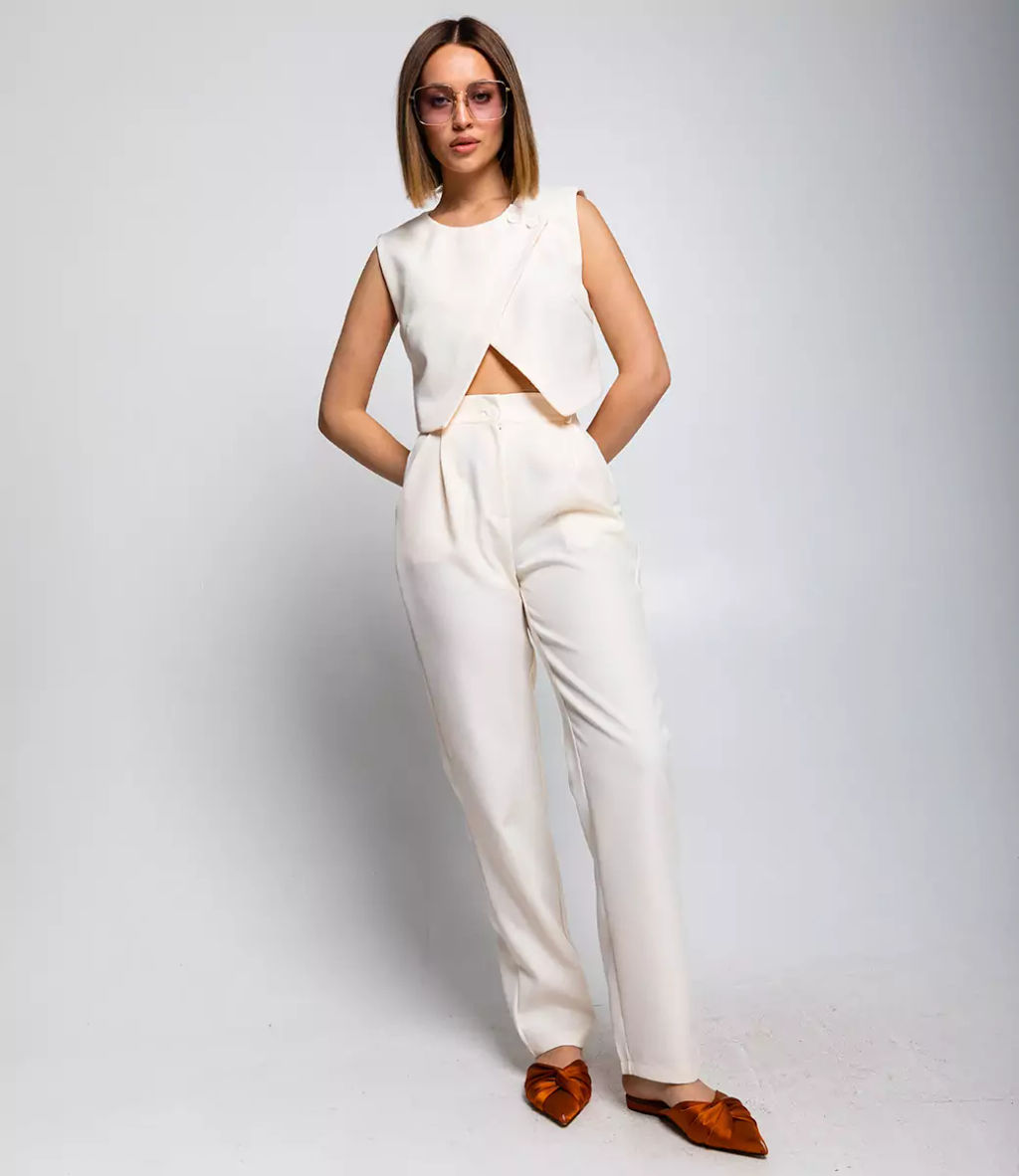 Костюм #БШ2373, кремовый - Dommod фото 4