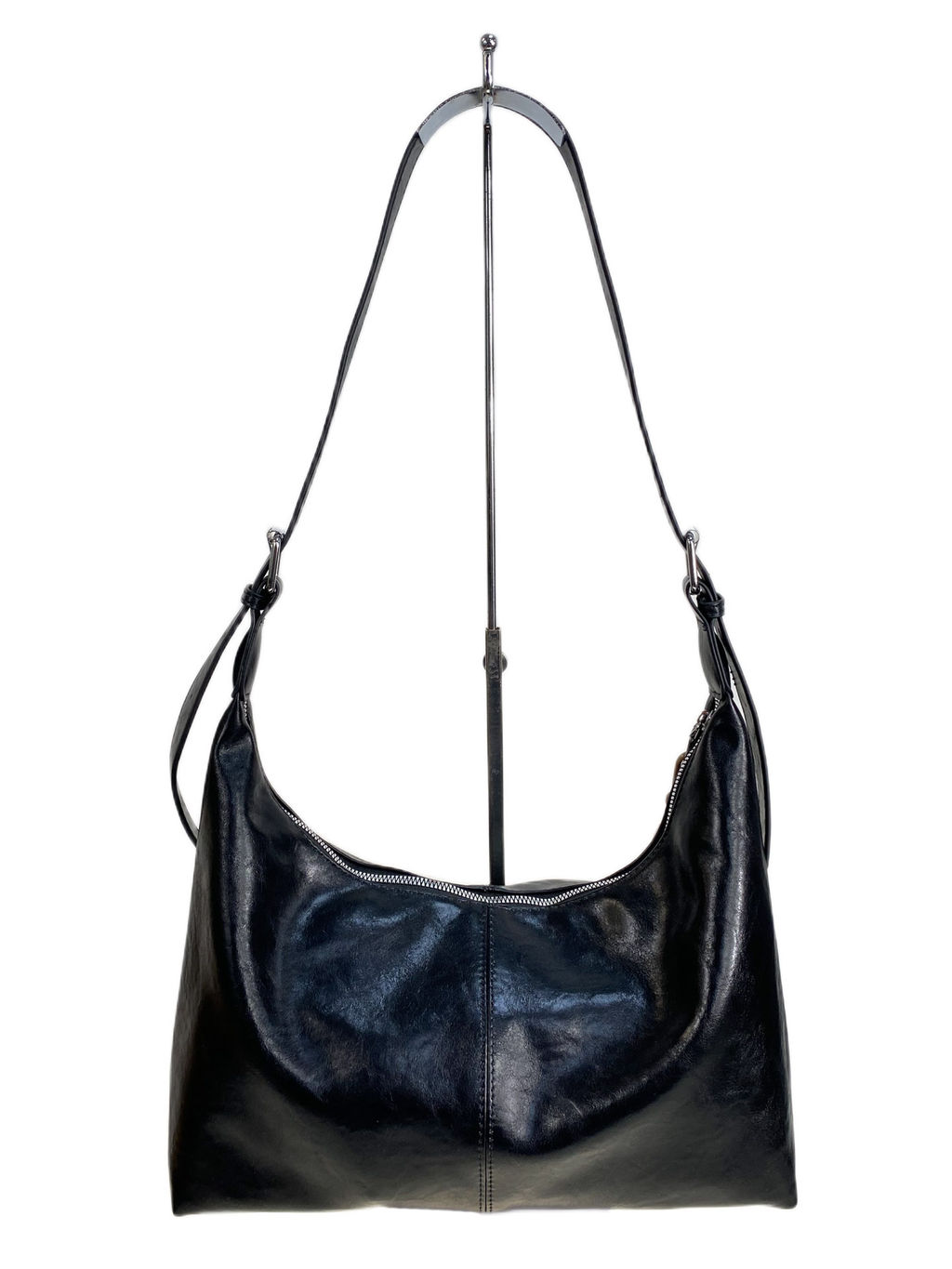 Женская сумка из искусственной кожи, цвет черный - Greta фото 2