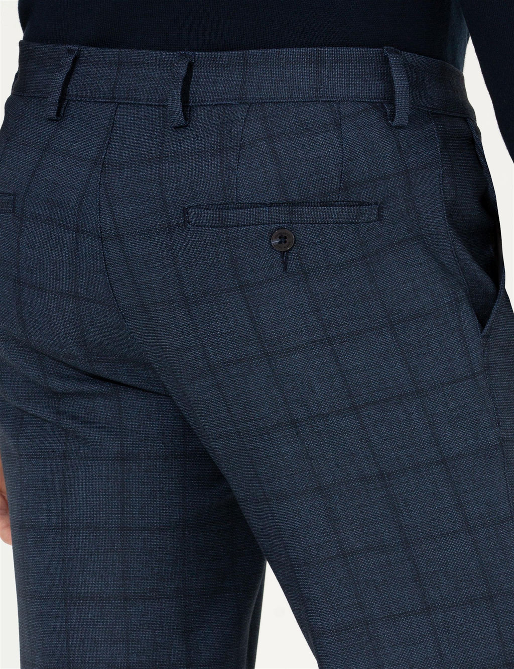 A__k Lacivert Slim Fit Kuma_ Pantolon - Pierre cardin фото 7