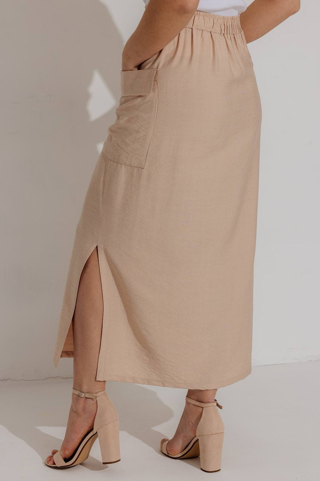 Юбка женская 177/02/Бежевый - Rise фото 4