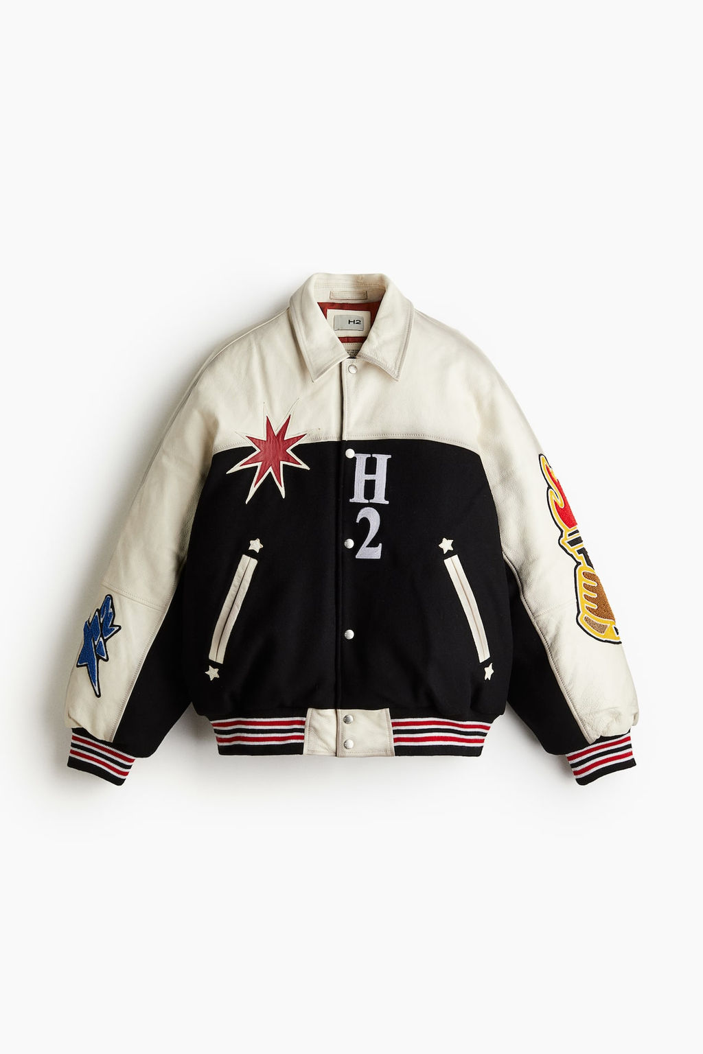 Chaqueta de beisbol de piel - H&m фото 6