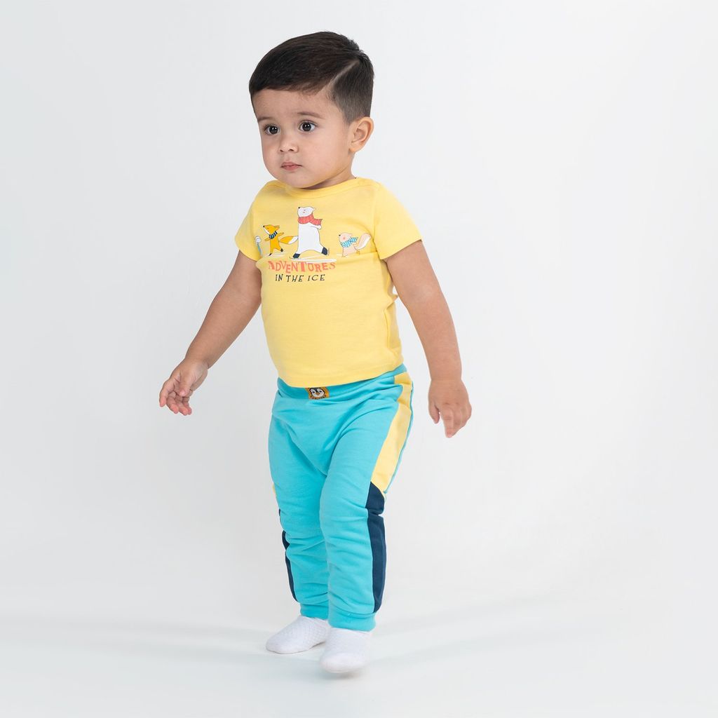 CRB wear/CWNB 62875-30-289 Футболка для мальчика, светло-желтый/Ex.Cherubino  фото 2