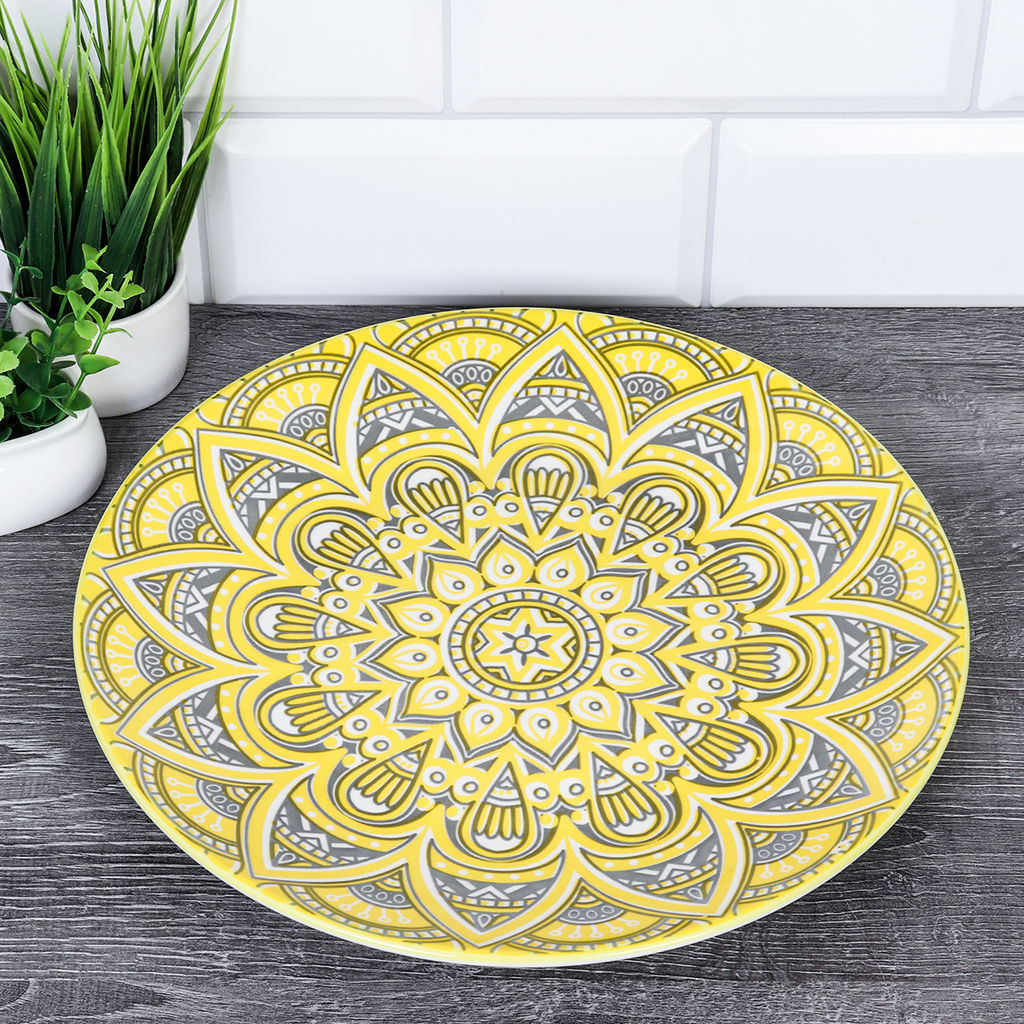 Блюдо круглое 27 см керамика / ZY012 /уп 36/ - Галеонтрейд фото 3