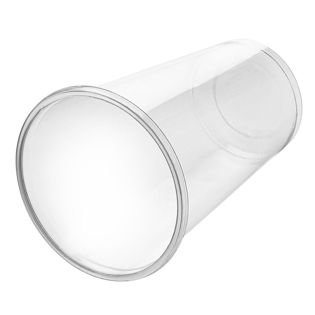 Цена за 100 шт. Стакан одноразовый из полипропилена 300мл, д8см, h11,3см, дно д5,2см, прозрачный (Россия) - Домашняя мода фото 2