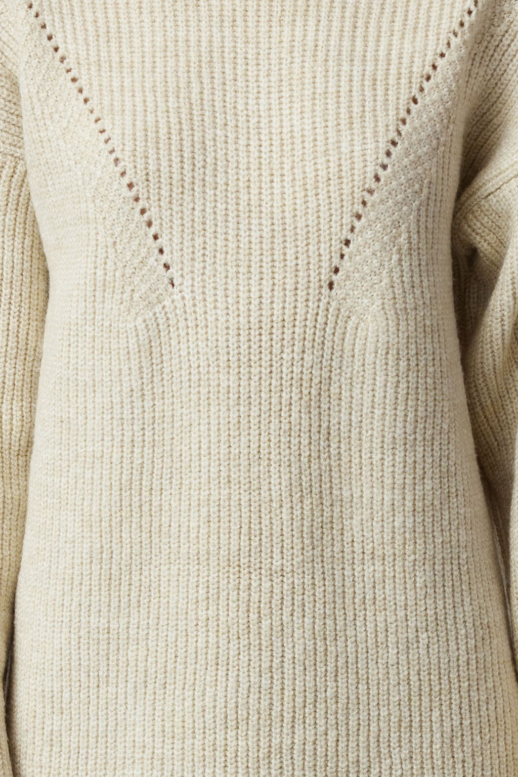 TRENDYOLMILLA Tas Mini Triko Dik Yaka Yumusak Dokulu Kazak Elbise TWOAW24EL00058  фото 3