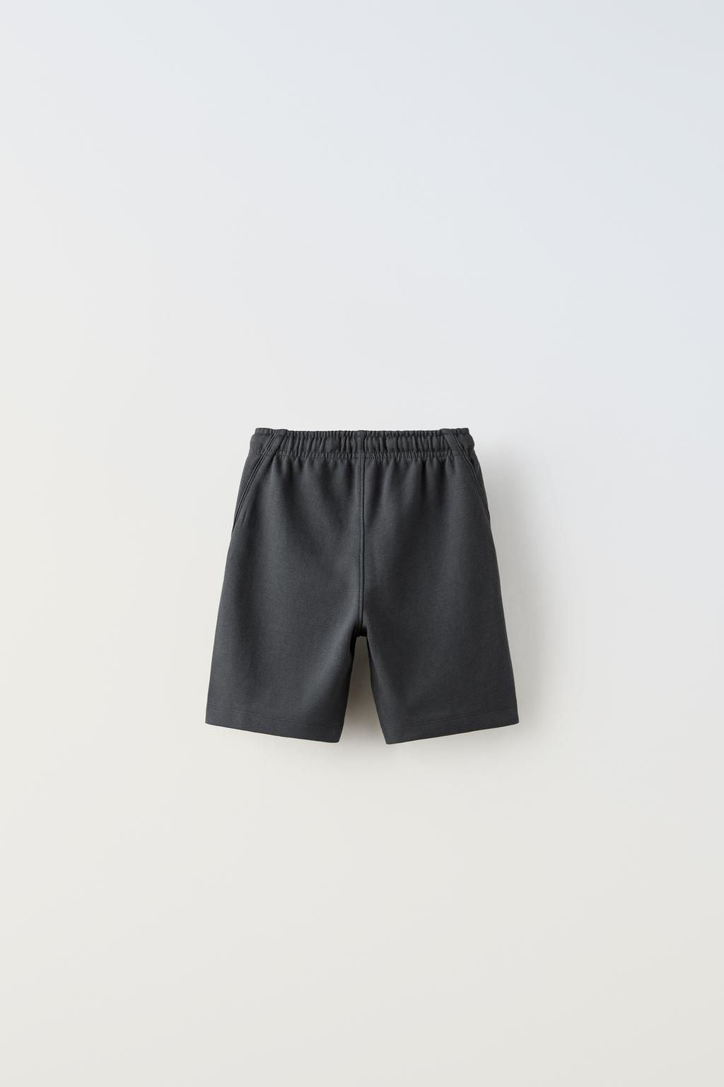 KABARTMALI SLOGANLI T-SHIRT VE BERMUDA SORT TAKIM - Zara фото 5