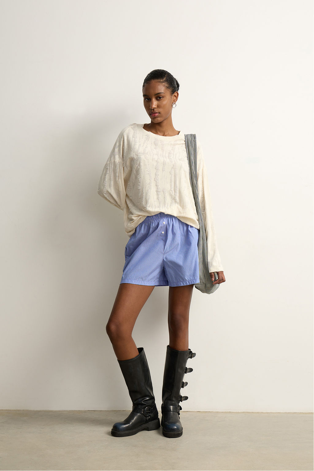 Шорты из хлопка на резинке - Mollis фото 3