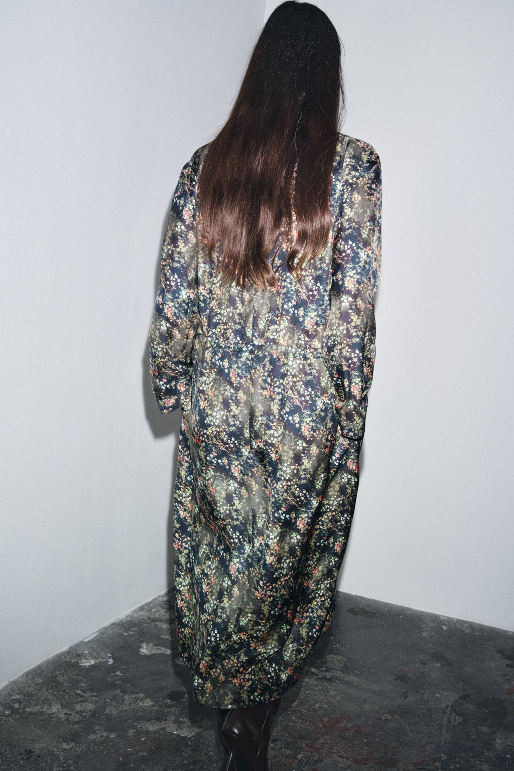 ZW COLLECTION FLORAL PRINT DRESS - Zara фото 3