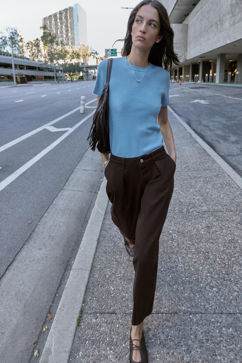 SOFT-TOUCH KNIT SHORT SLEEVE JUMPER - Zara фото 12