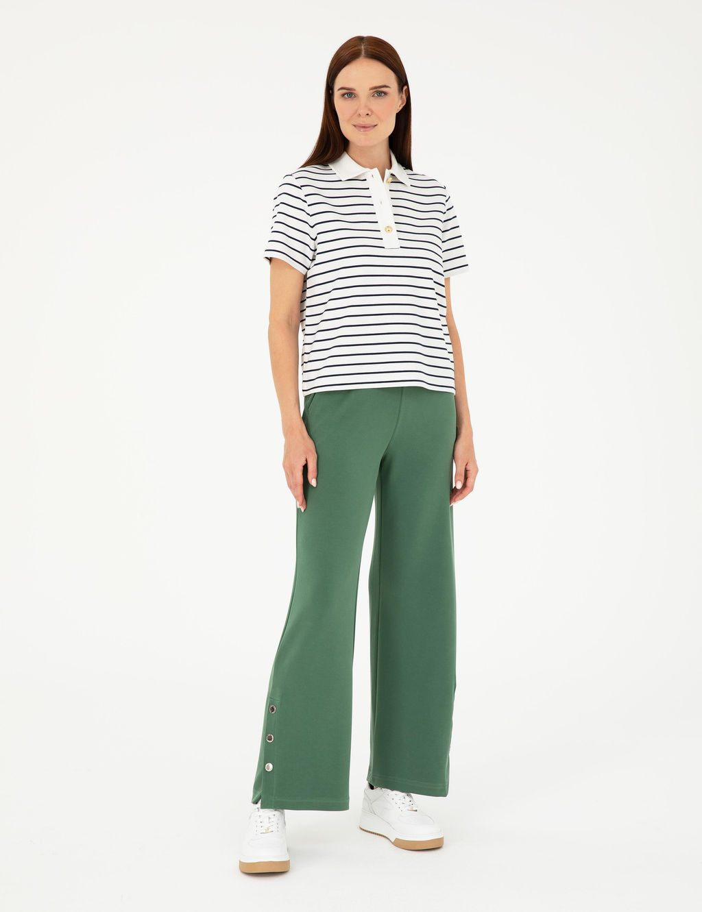 Спортивные брюки Pierre Cardin Loose Fit зеленые