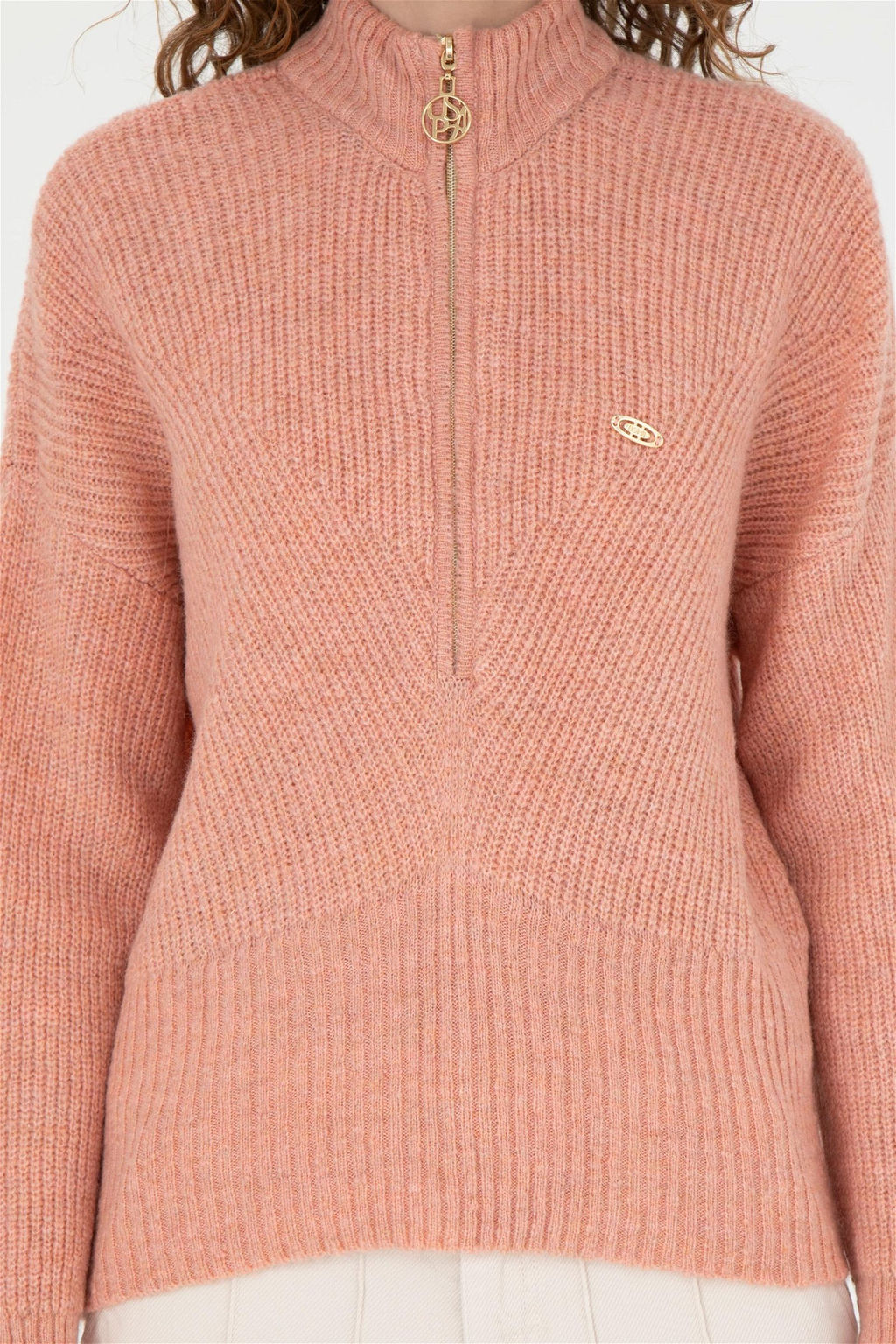 Женский пудровый свитер - U.s. polo assn фото 6