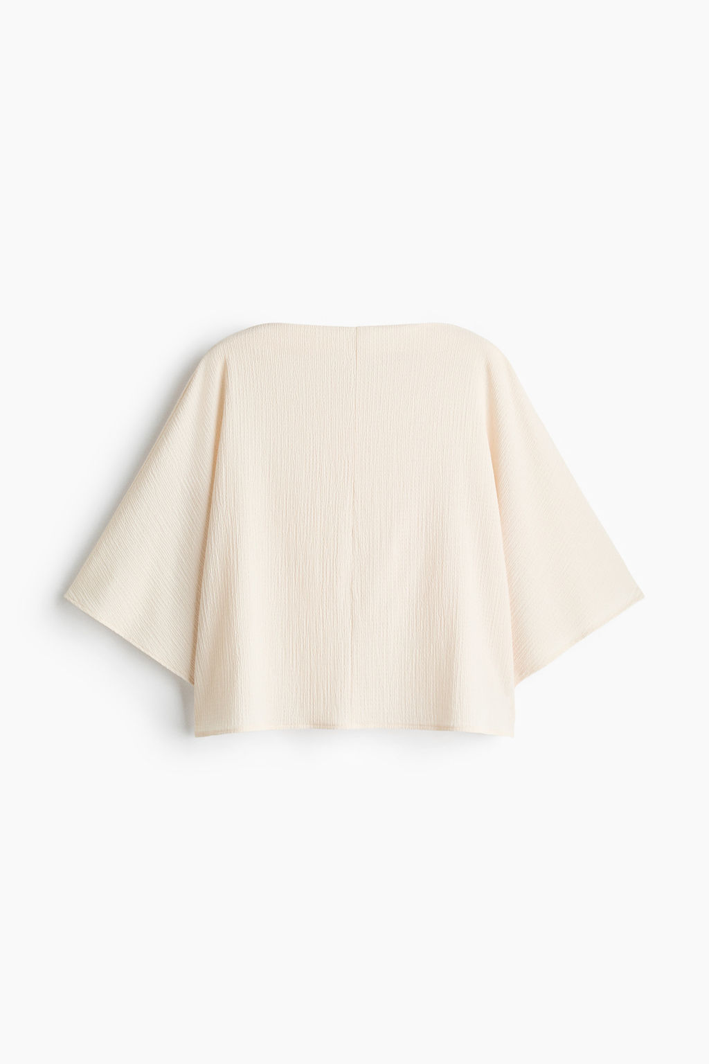Top efecto arrugado con escote barco - H&m фото 2