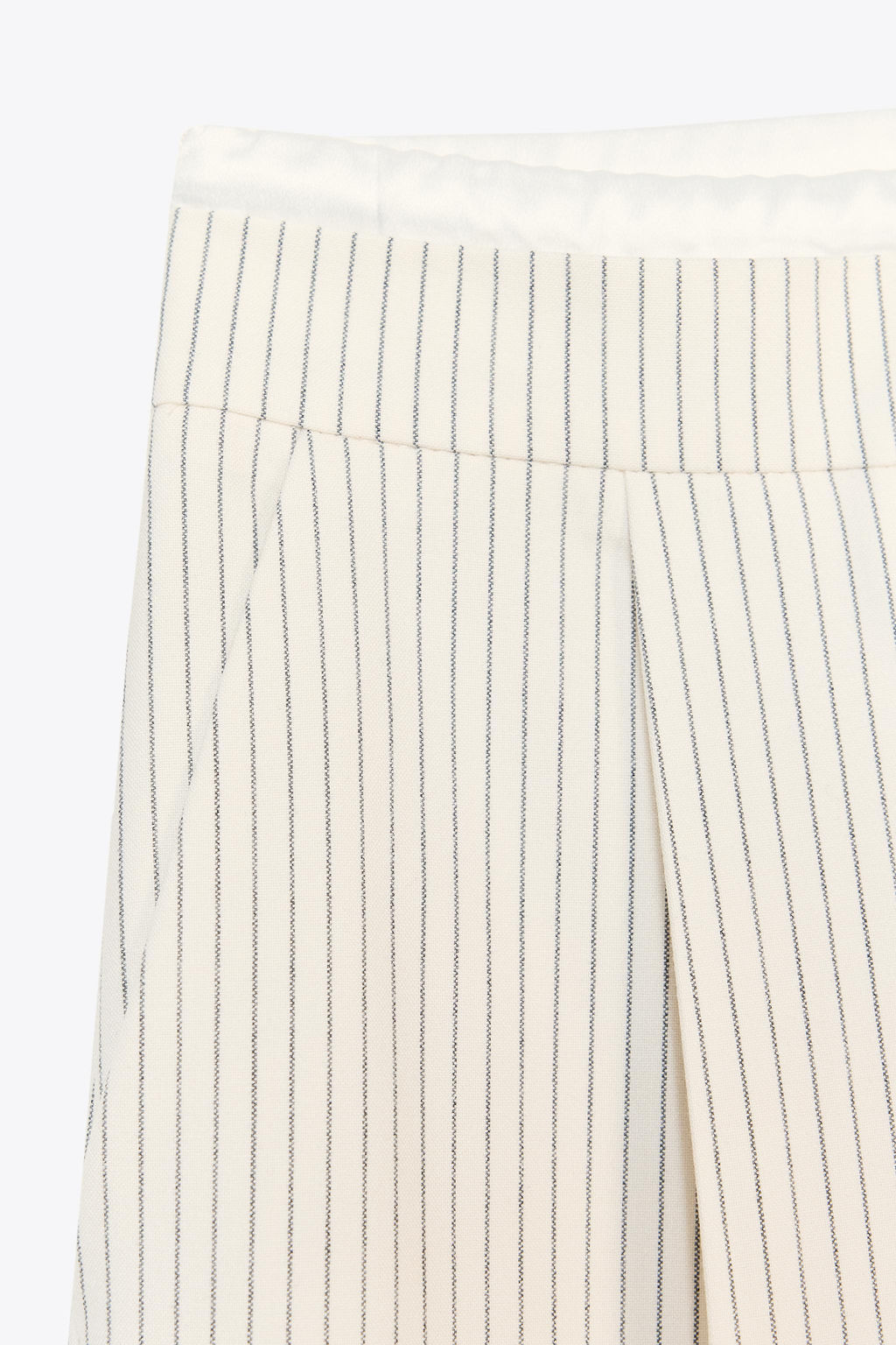 WIDE-LEG TROUSERS WITH DOUBLE WAISTBAND - Zara фото 10