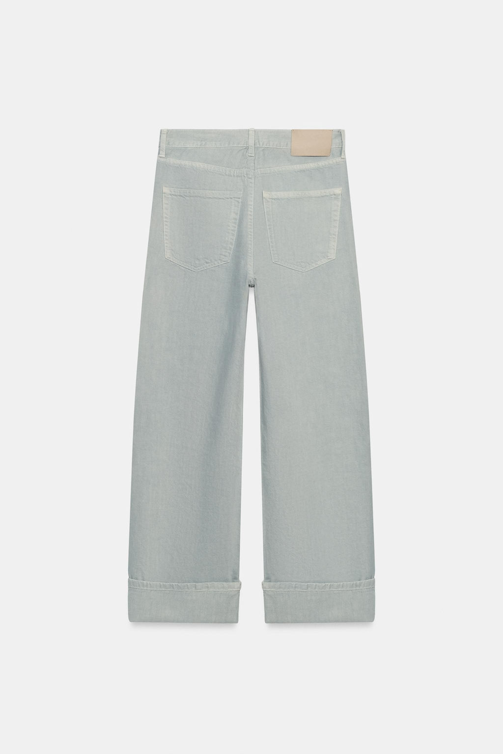 JEANS ZW COLLECTION BAGGY TIRO MEDIO / Azul pastel - Zara фото 3
