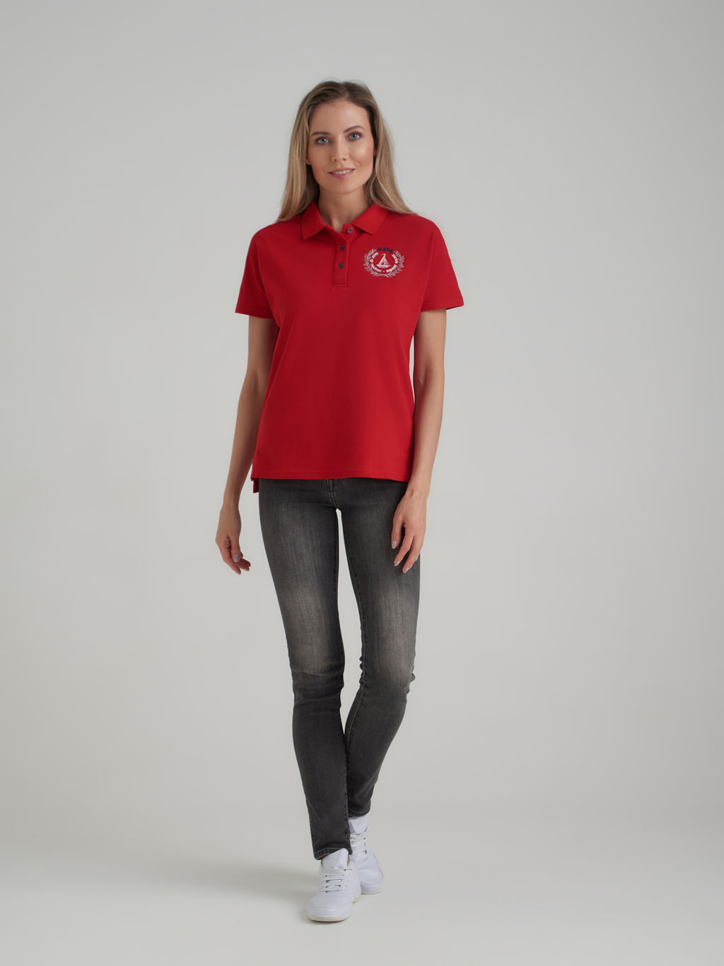 Поло женское Yachting 65L-RR-1514 RED-N-ROCKS