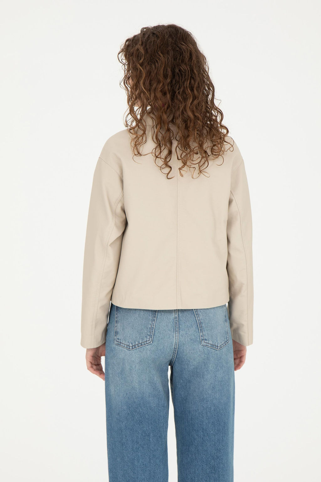 Женская кожаная куртка с камнем Неожиданная скидка в корзине - U.s. polo assn фото 5