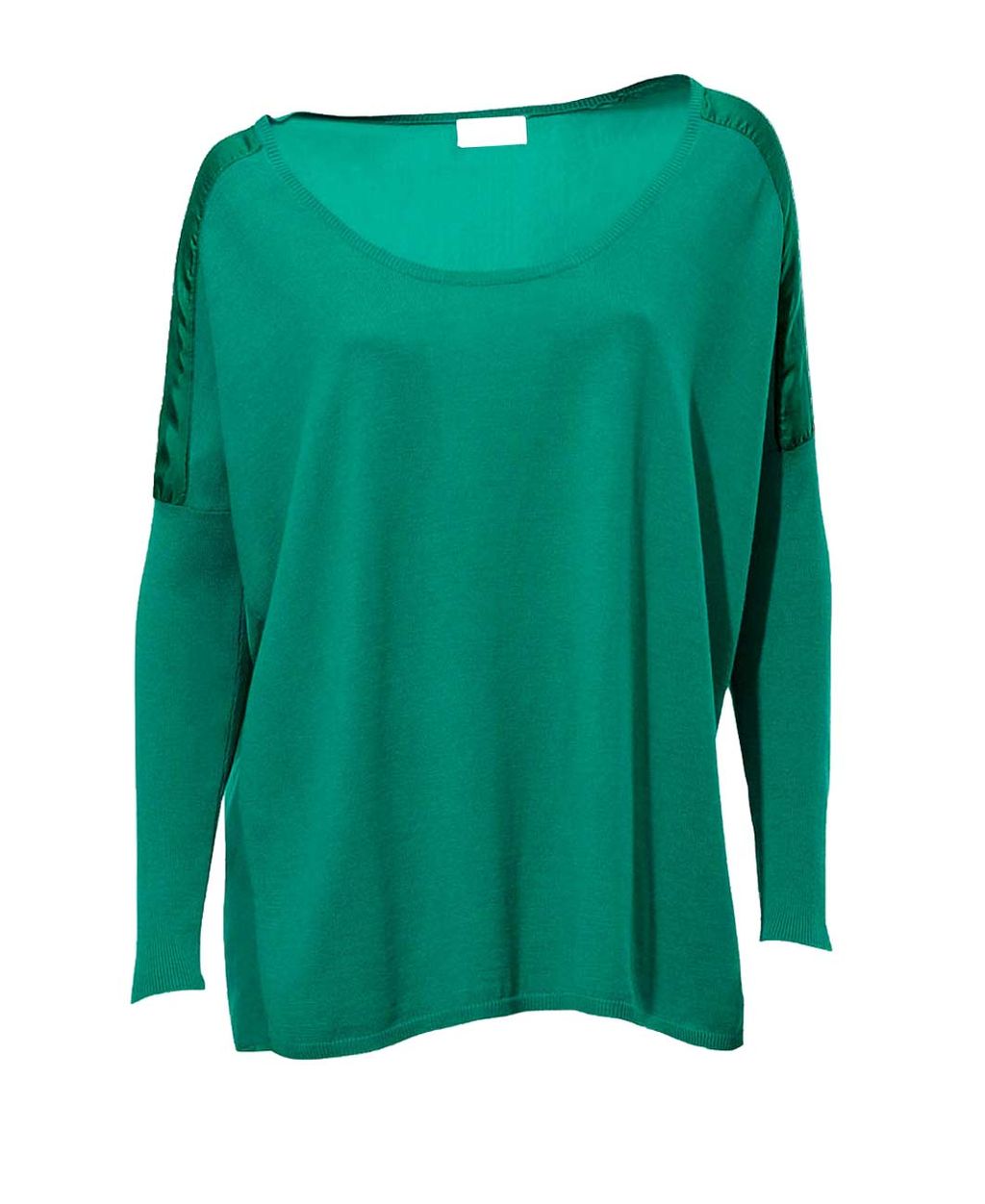 Пуловер, изумрудный - Patrizia dini фото 2