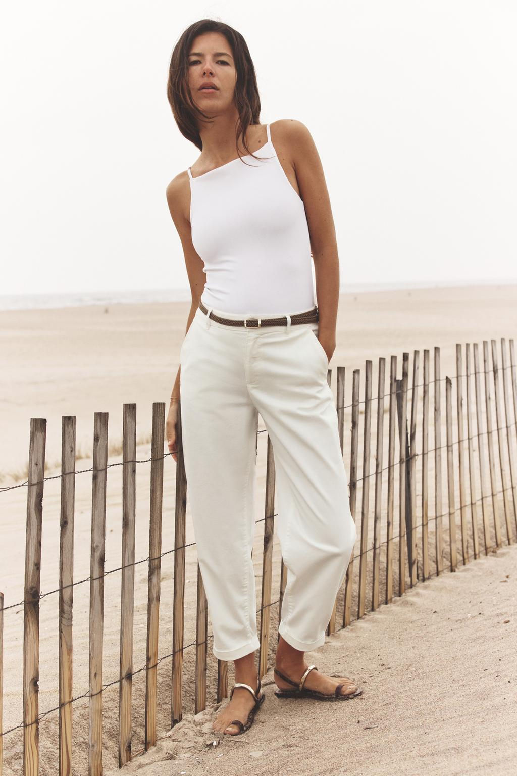 RIB TOP WITH POLYAMIDE STRAPS - Zara фото 2