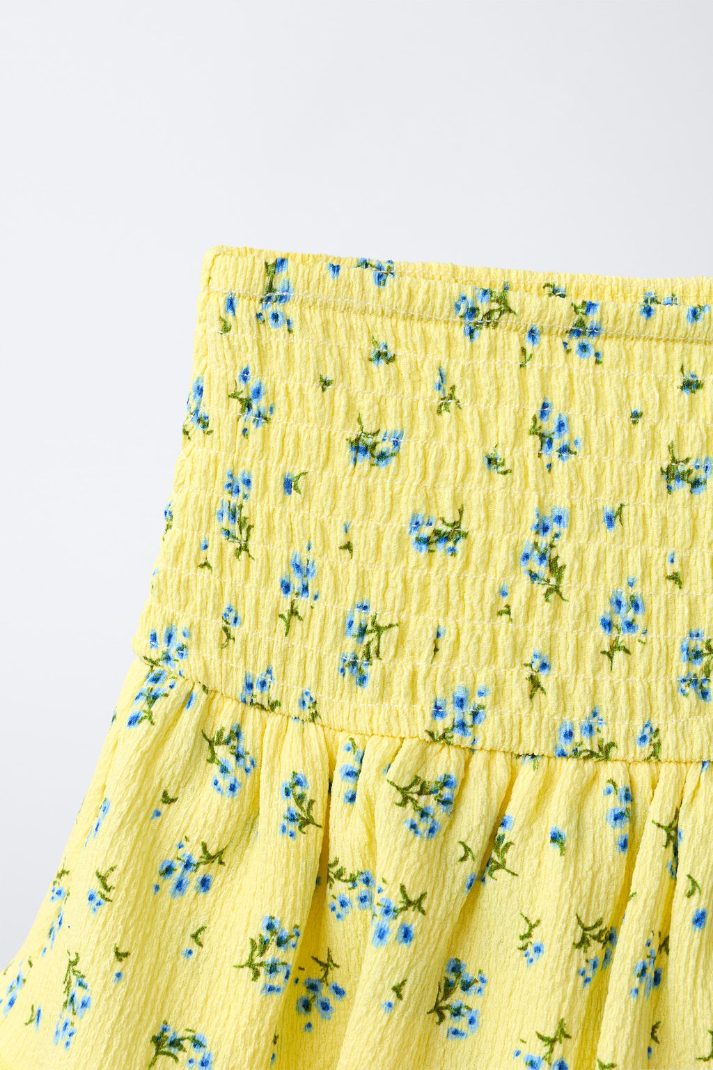 FALDA BERMUDA FLORES / Amarillo - Zara фото 3
