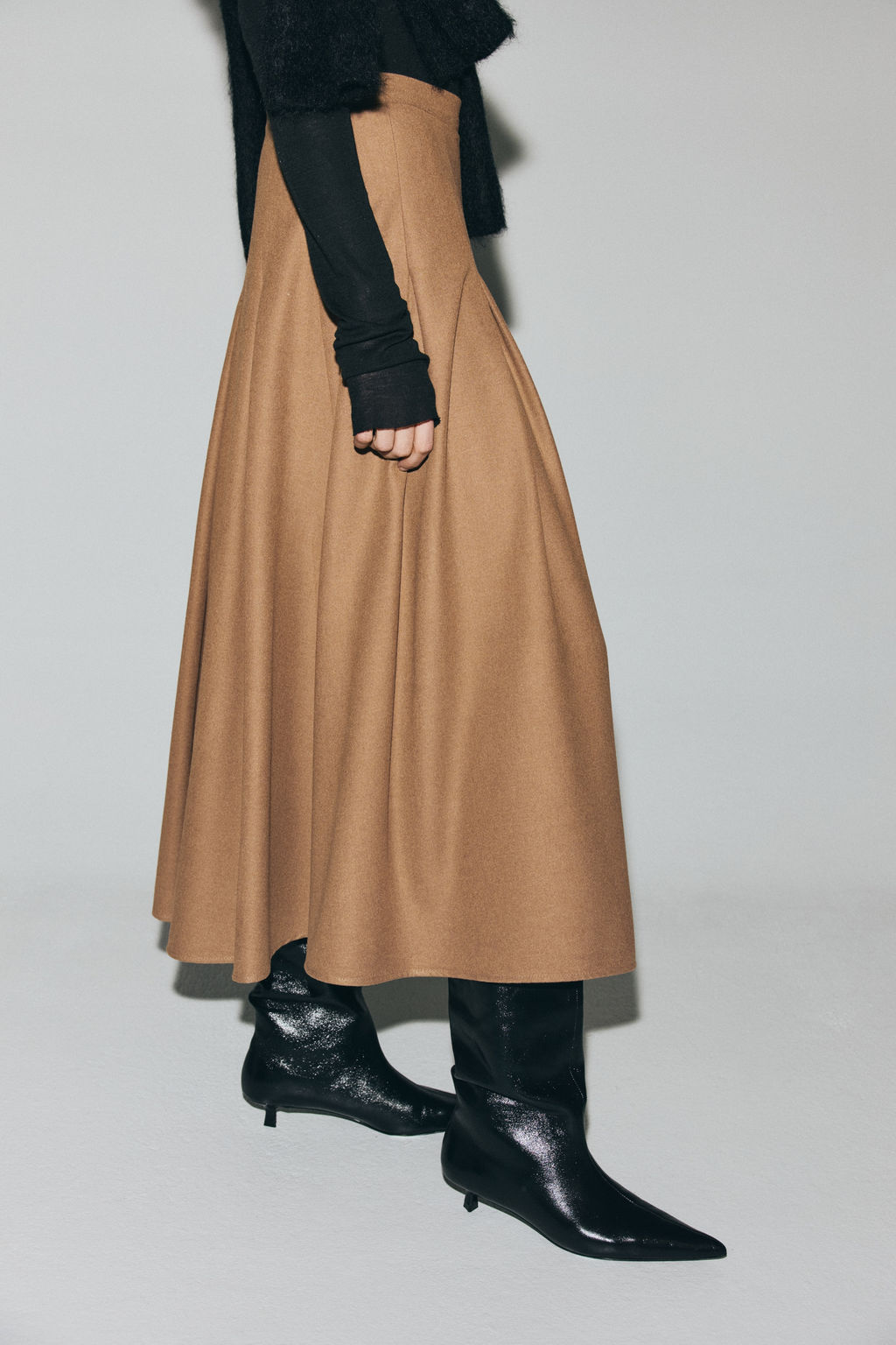 Falda midi tableada - H&m фото 5