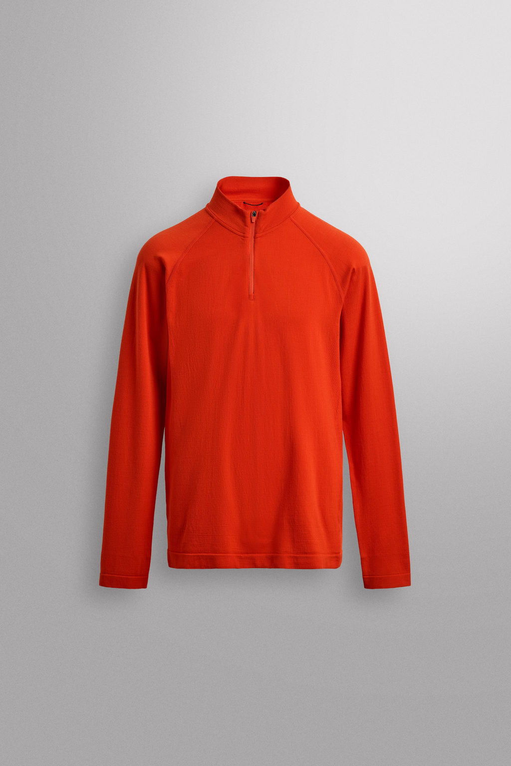 CAMISETA COMPRESIVA CUELLO CREMALLERA SKI / Rojo fuerte - Zara фото 6