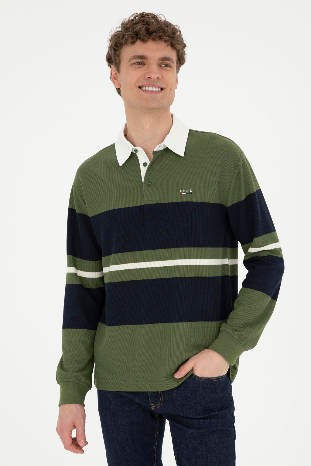 Erkek Ye_il Sweatshirt