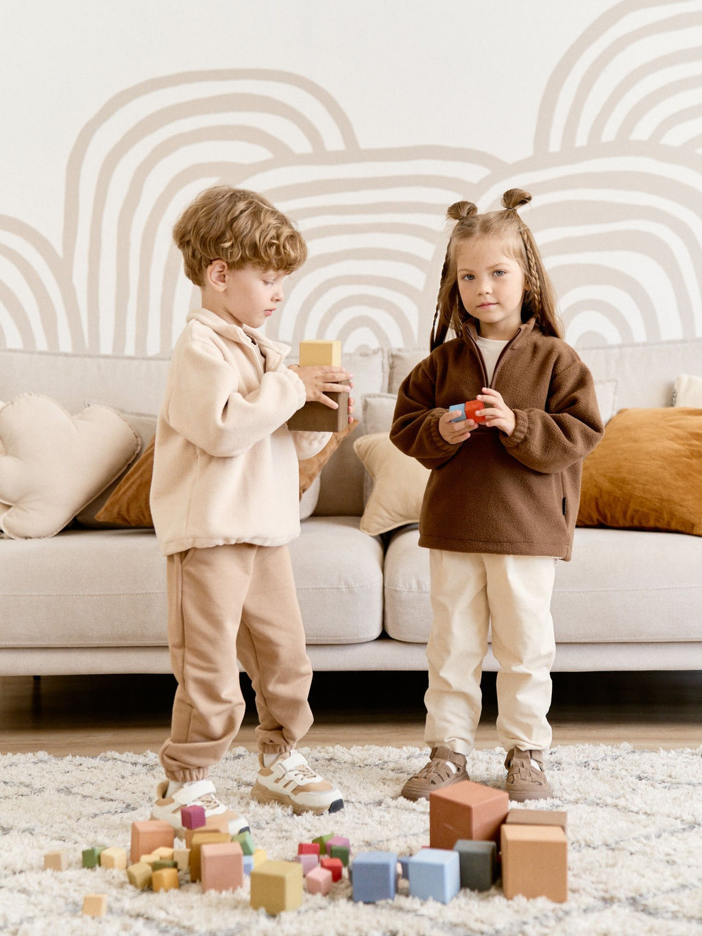 Олимпийка Беж утепленная - Bungly фото 9