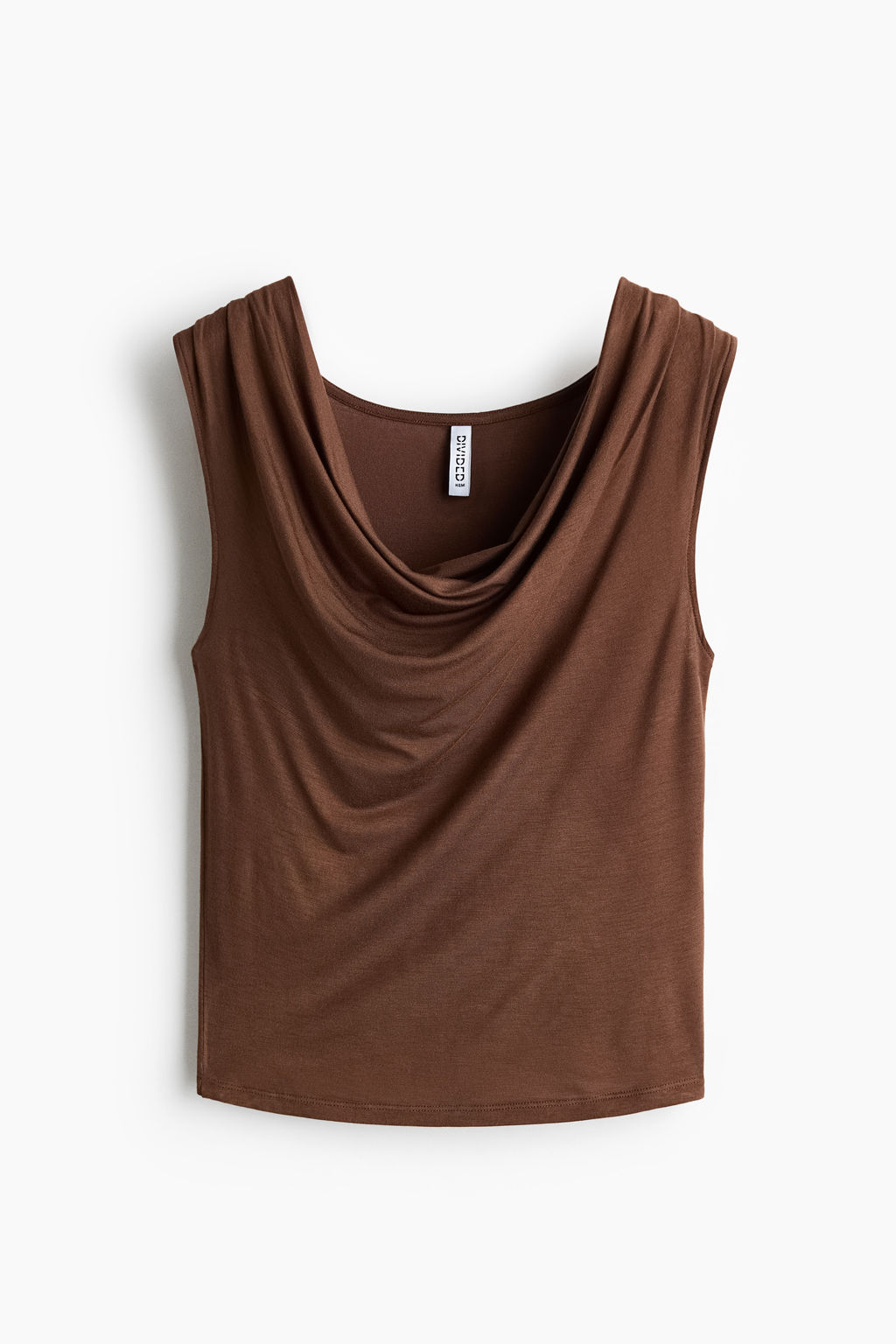 Top de punto con escote drapeado - H&m фото 2