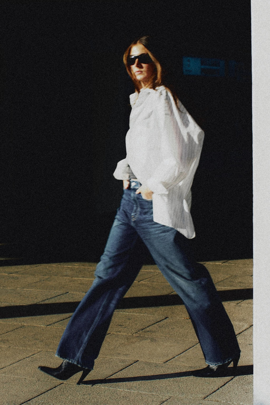 OVERSIZE POPLIN SHIRT WITH TOPSTITCHING - Zara фото 2