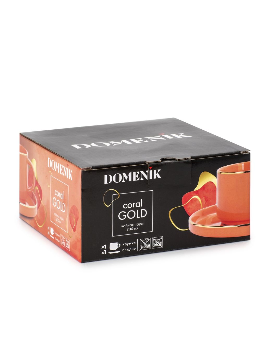 Чайная пара CORAL GOLD 200мл - Domenik фото 2