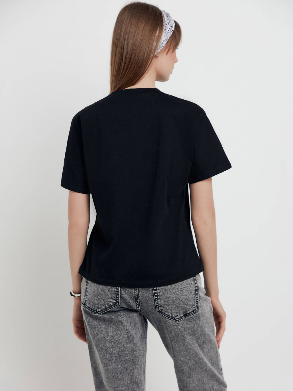 CONTE Футболка из хлопка Girl from Mars LD 1649 black-black