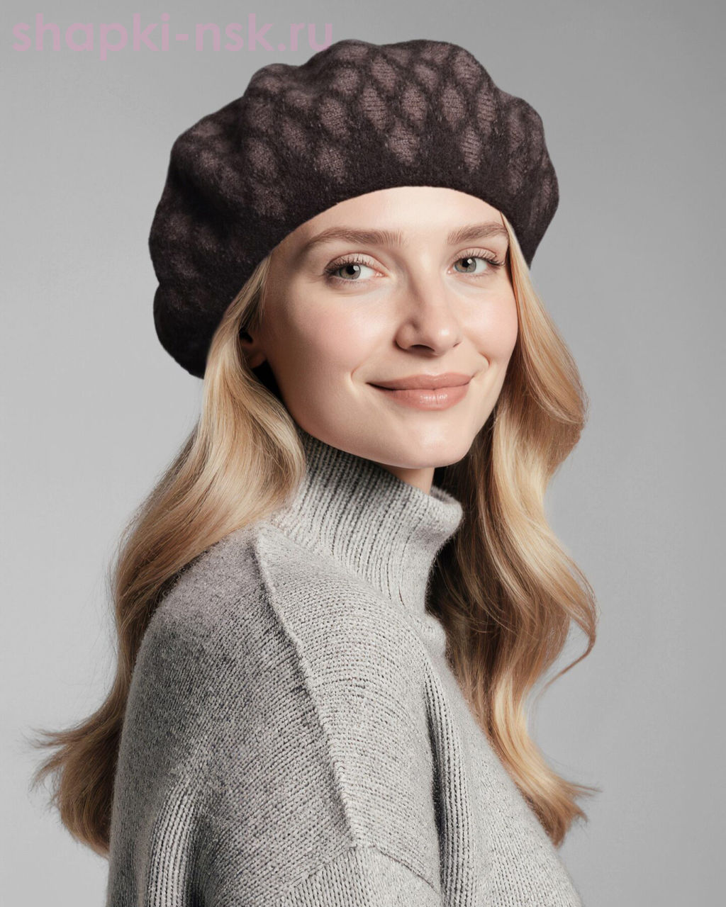 515 Берет женский флис (56-58)