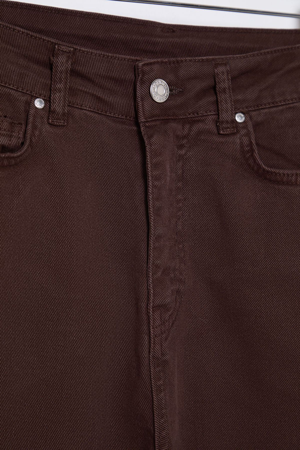 Kahverengi Kusgozu Yan Bagc?kl? Yuksek Bel Flare Jeans TWOSS25JE00013 - Trendyolmilla фото 6