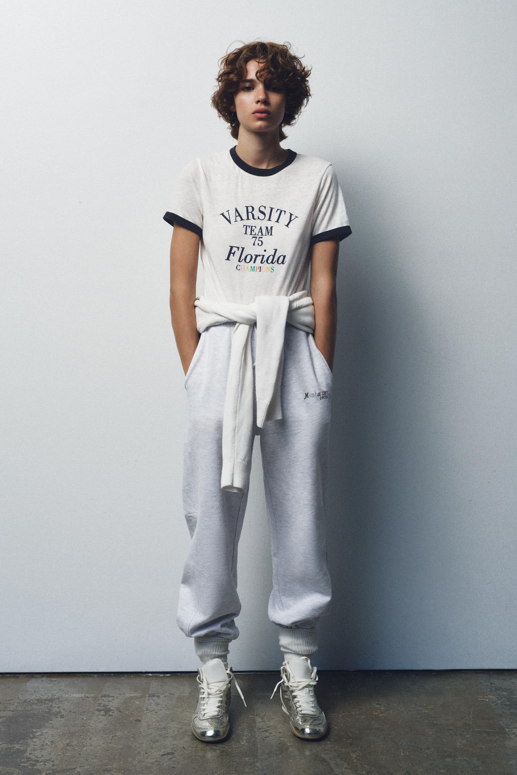 SLOGAN SLUB T-SHIRT - Zara фото 16