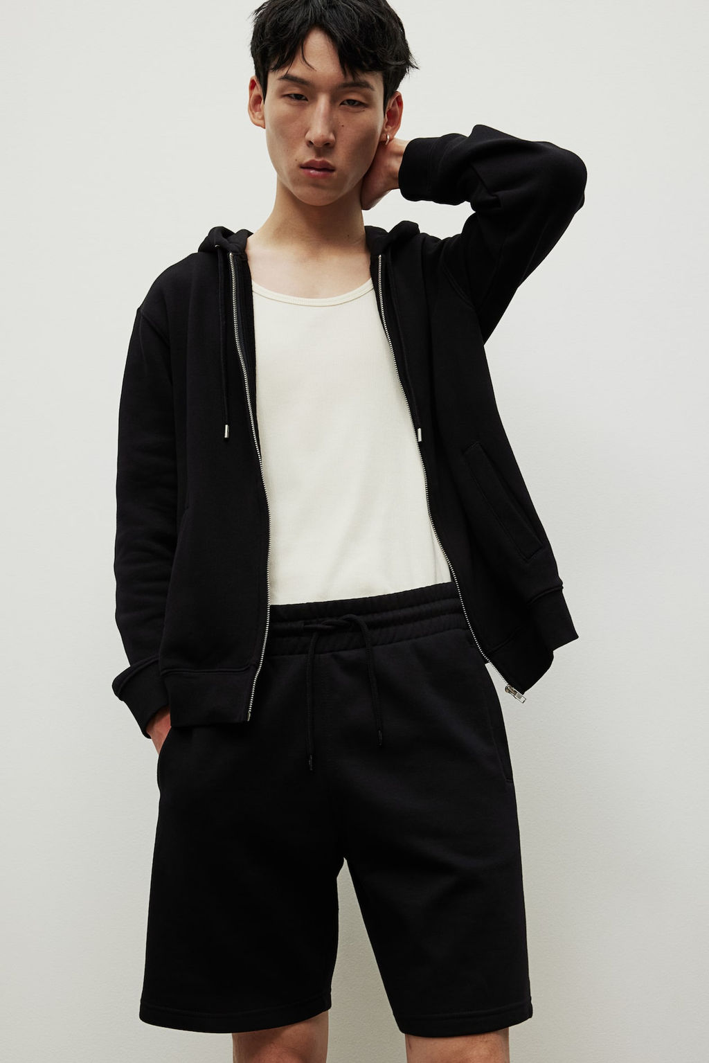 Pantalon corto en sudadera Regular Fit - H&m фото 3