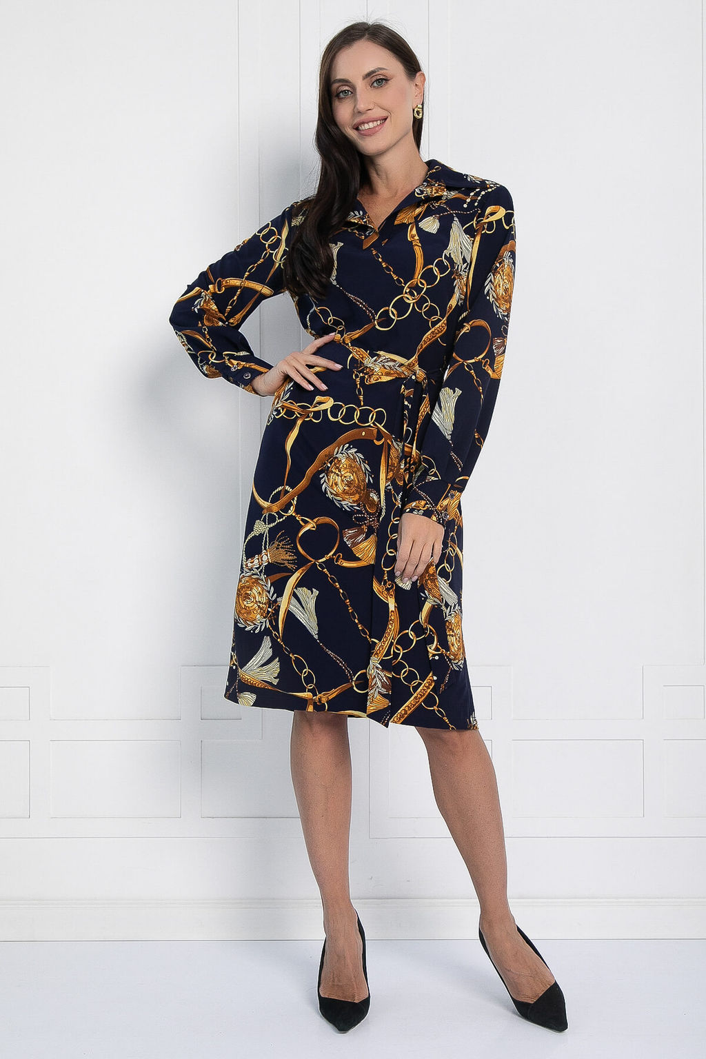 Платье Презентация стиля (темно-синее) П12650-15 - Lt collection фото 10