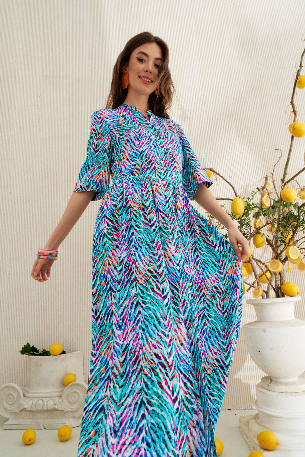 Платье 1013 (Вискоза - 100%) - Elletto фото 19