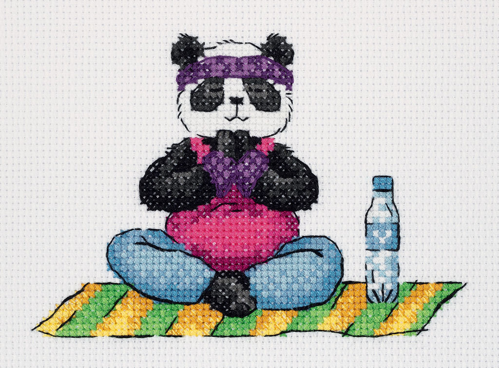 Klart набор для вышивания 8-527 Йога 15.5 х 11.5 см