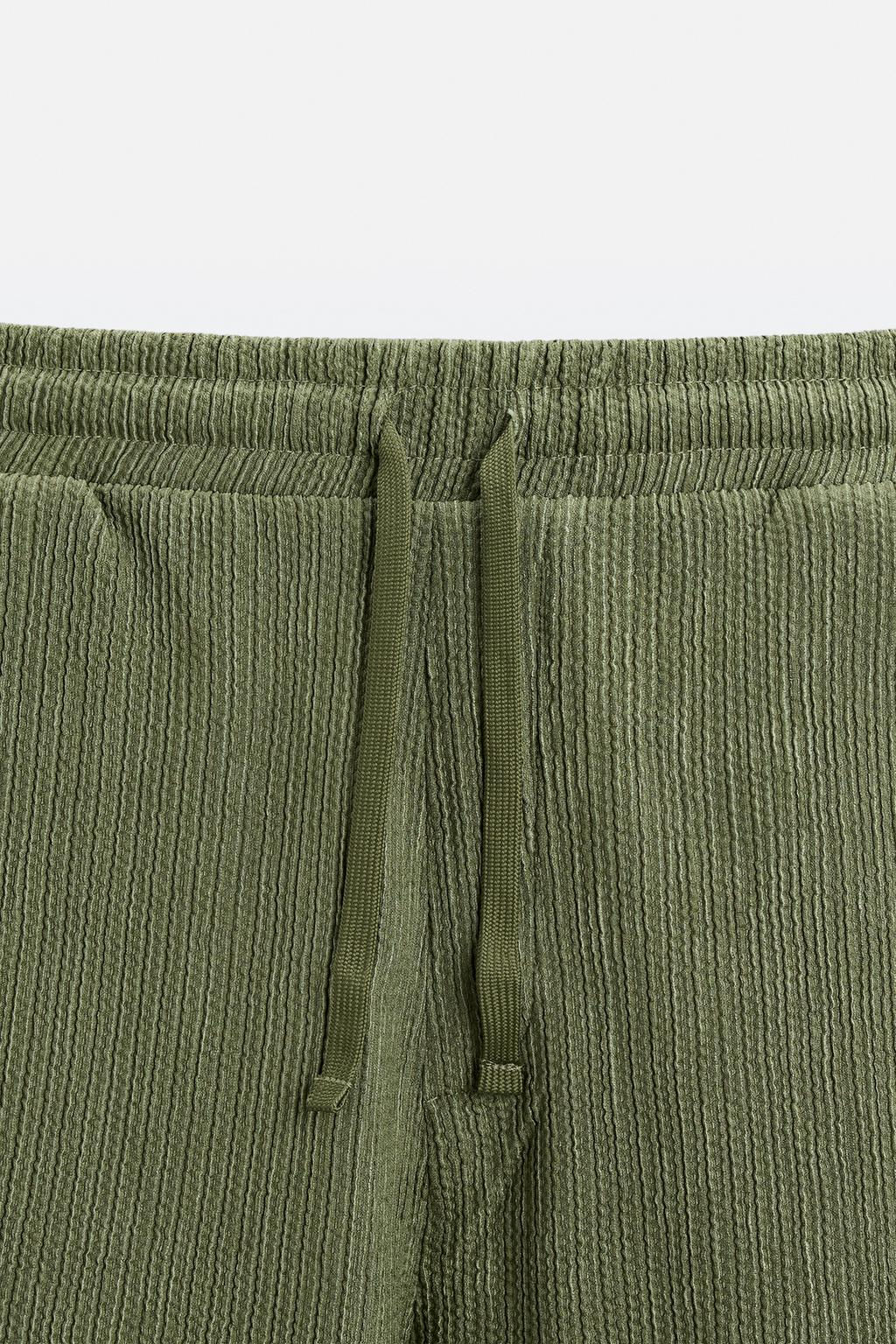 RELAXED FIT JACQUARD BERMUDA SHORTS - Zara фото 23