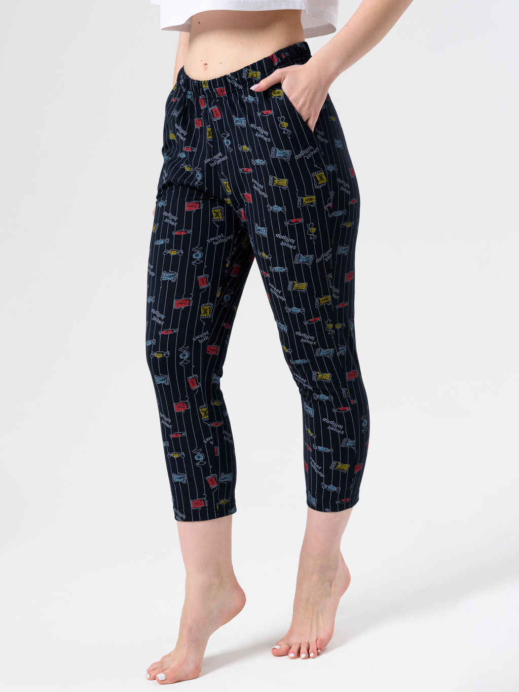 100% ХЛОПОК Бриджи женские Виола - Оптима фото 14