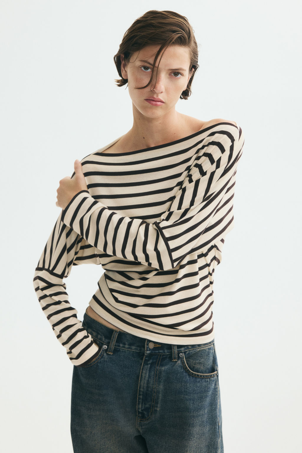 Top con escote barco - H&m фото 4