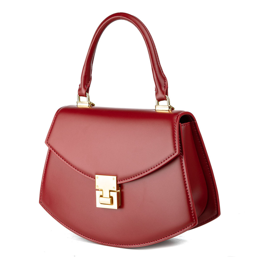 3470 red, Женская кожаная сумка, Barcelo Biagi