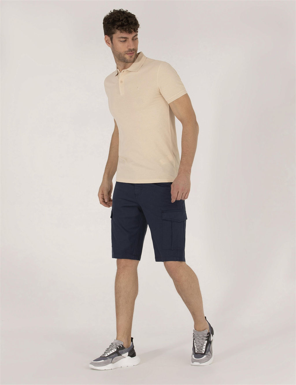 Lacivert Comfort Fit Kargo Cepli _ort - Pierre cardin фото 3