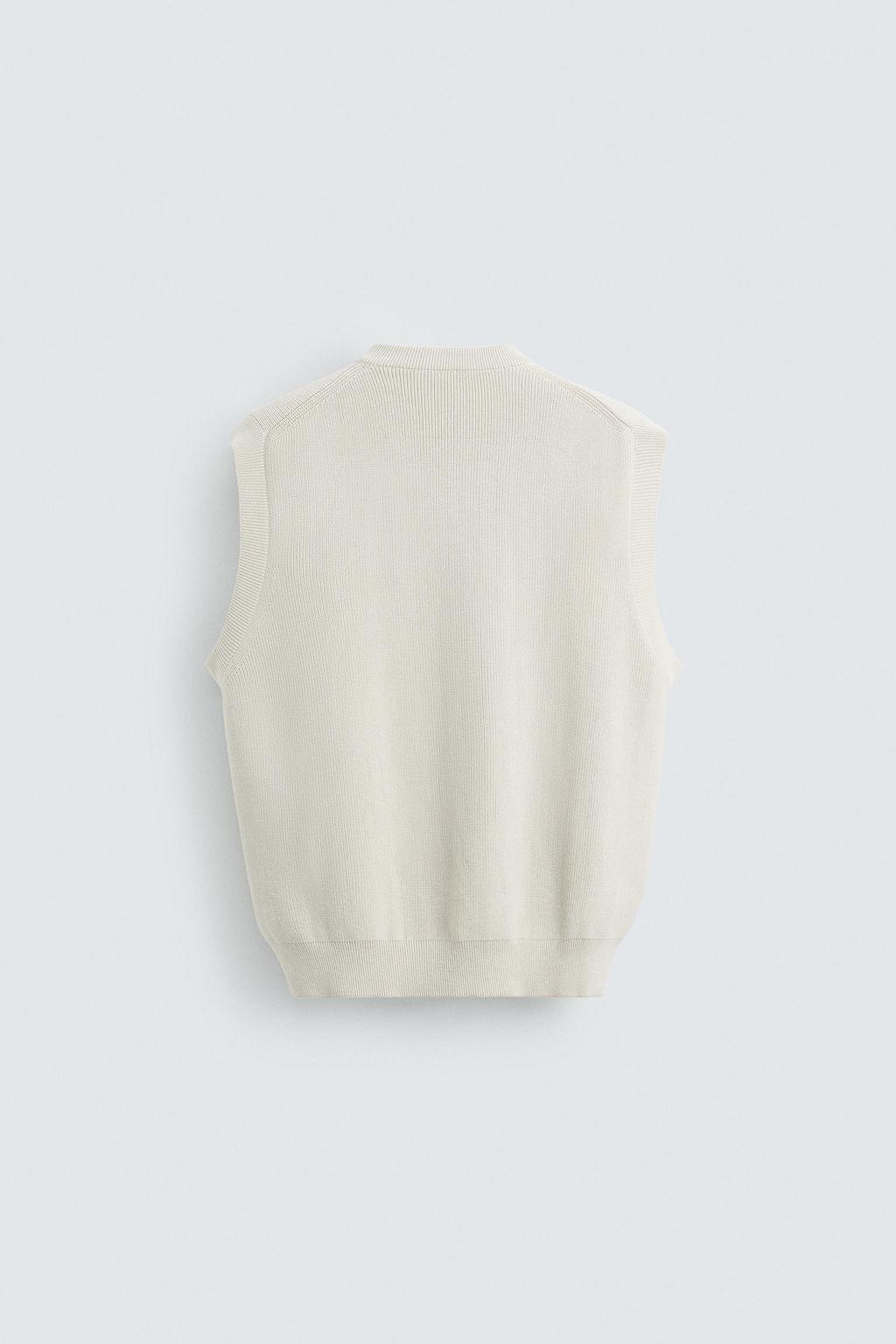 COTTON KNIT WAISTCOAT - Zara фото 9