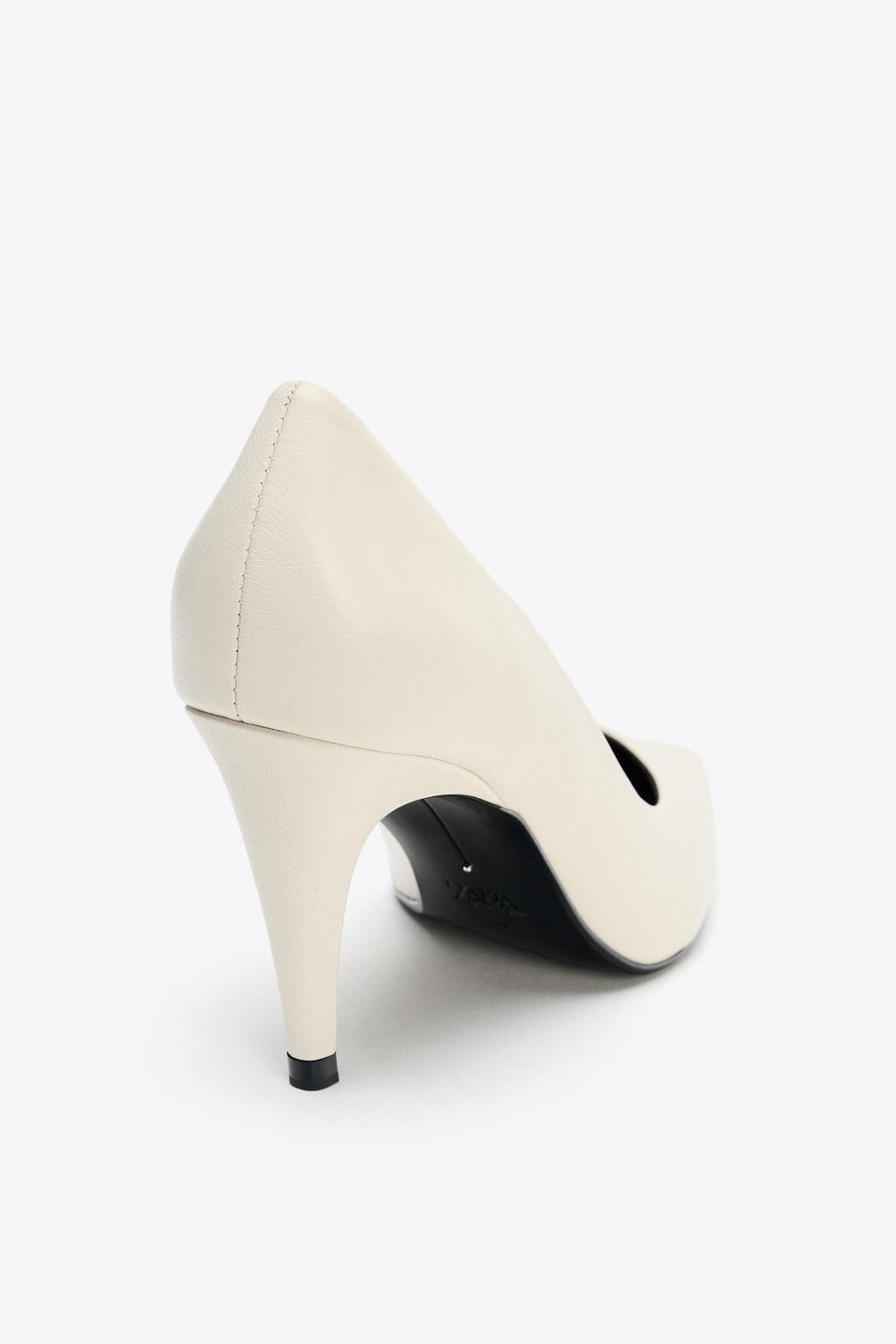 LEATHER HIGH-HEEL SHOES - Zara фото 7