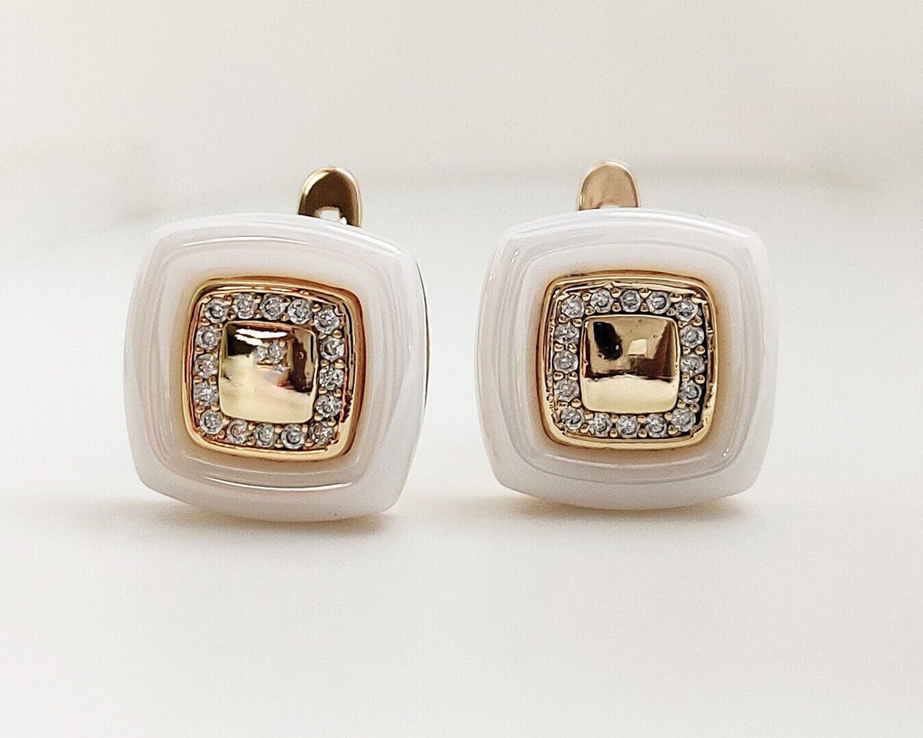 Серьги с керамикой