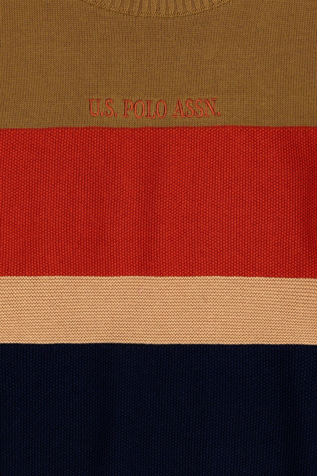 U. S. Polo Assn Светлый свитер цвета хаки с круглым вырезом для мальчика - U.s. polo assn фото 6