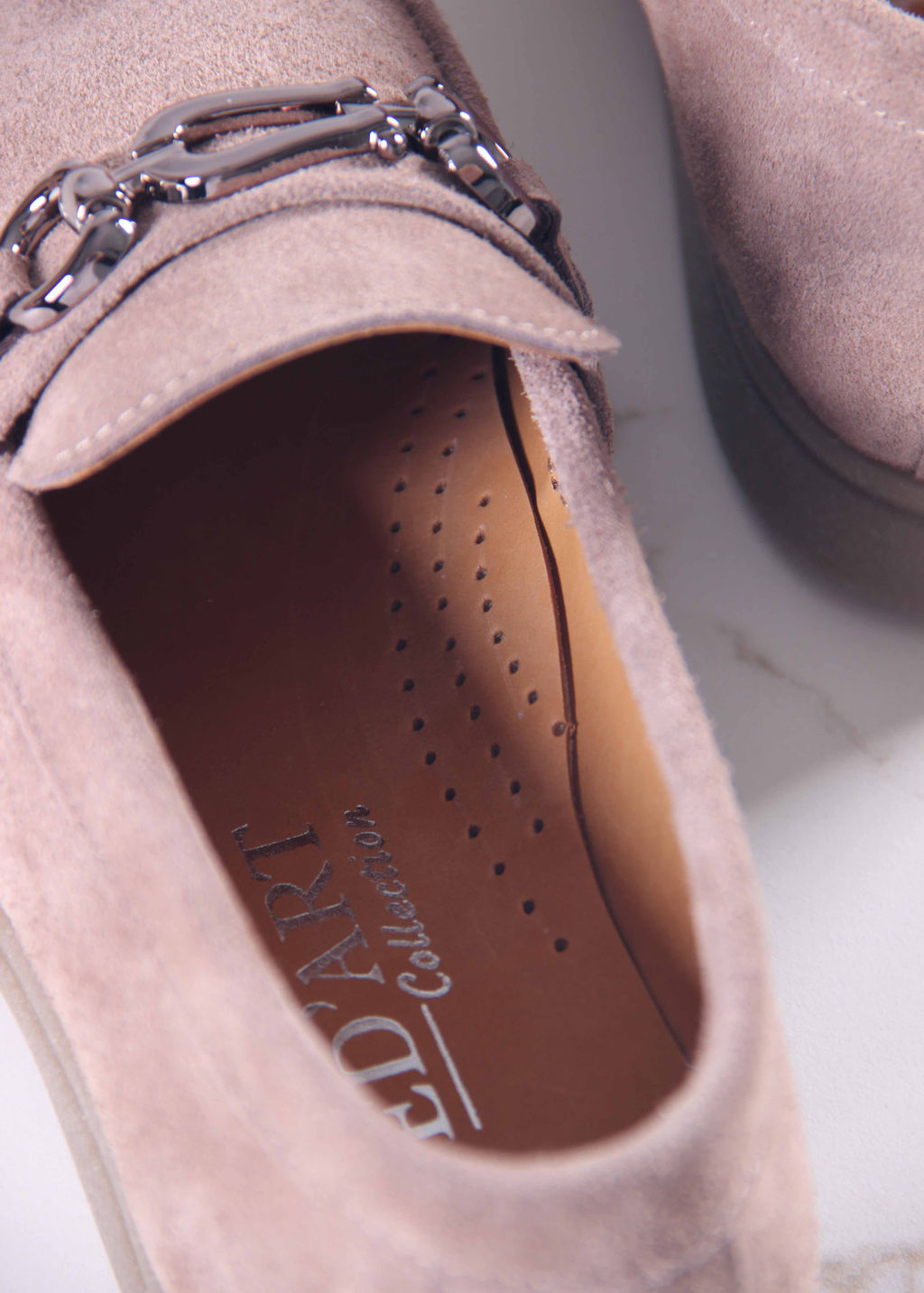 Лоферы туфли 172.2614be. капучино замша