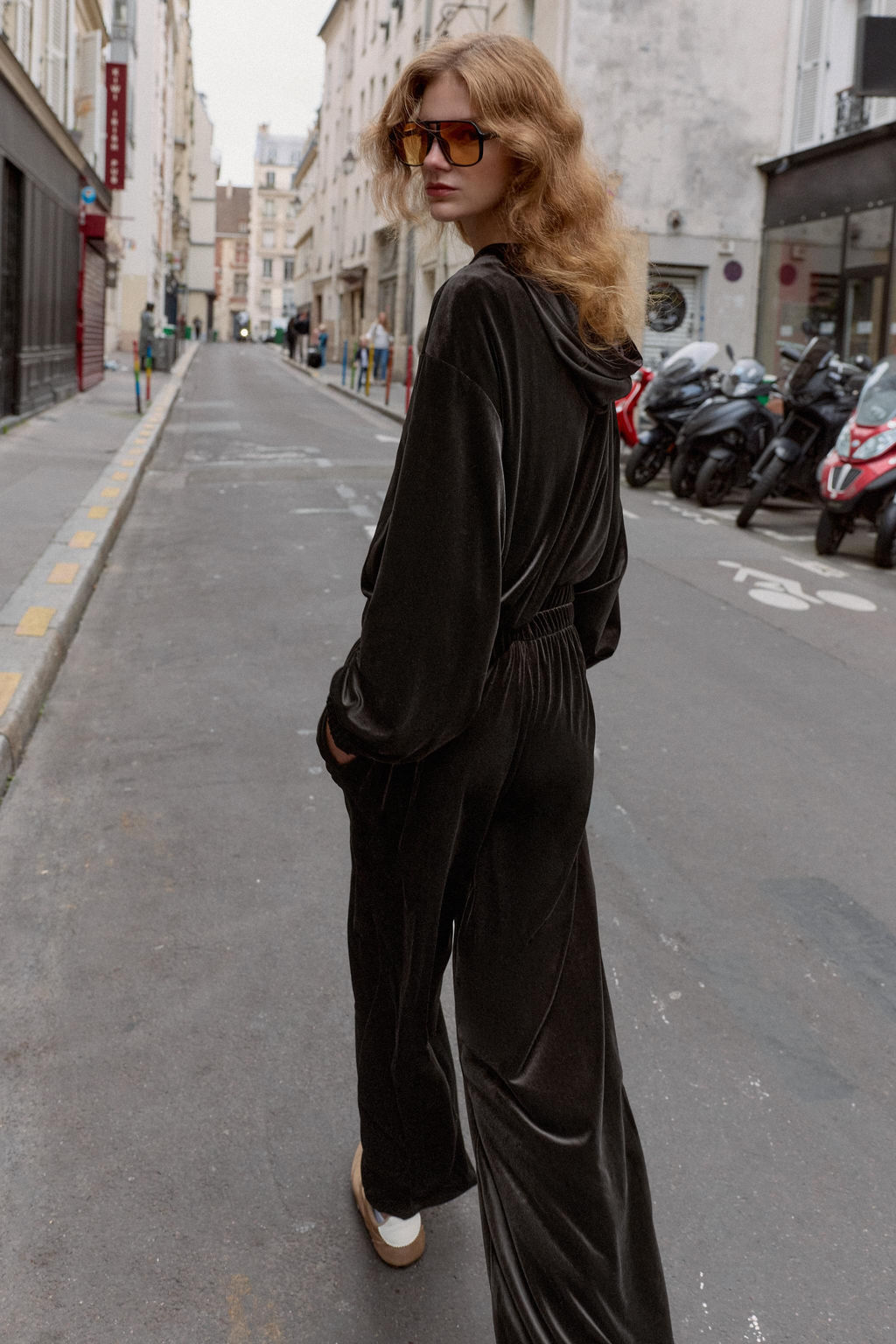 VELVET HOODIE JACKET - Zara фото 4