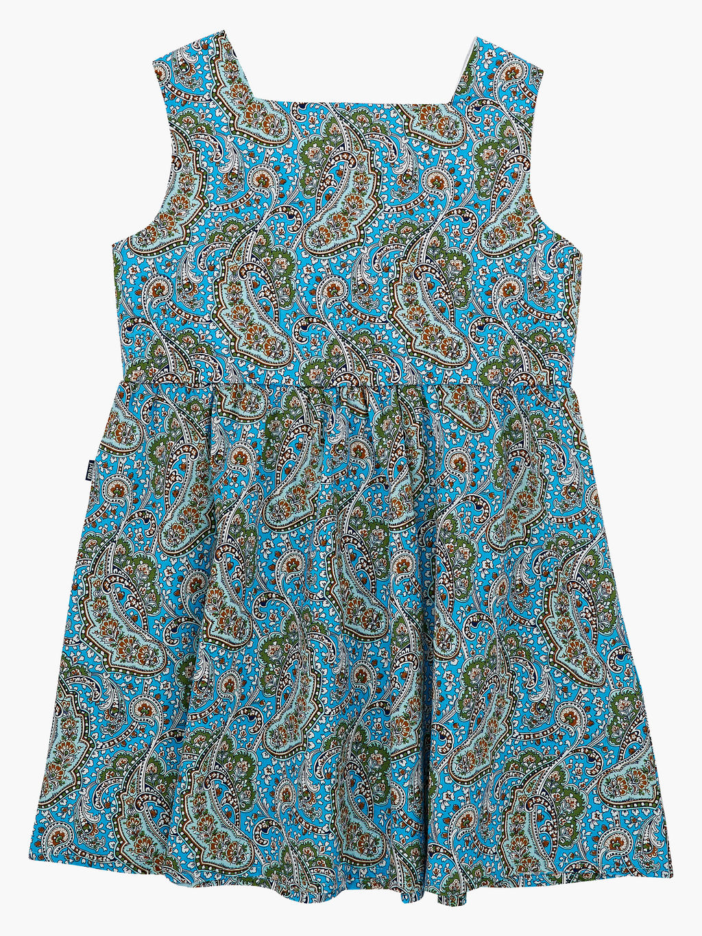 Платье для девочки UD 3356 голубые узоры - Mini maxi фото 4